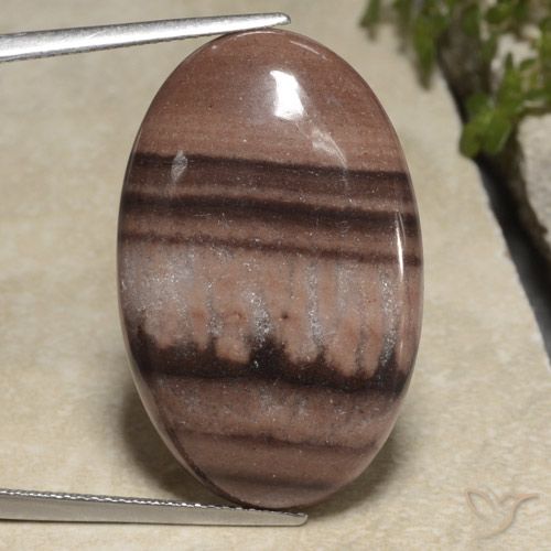 24.78ct Naturel Multicolore Jaspe, ovale, Opaque