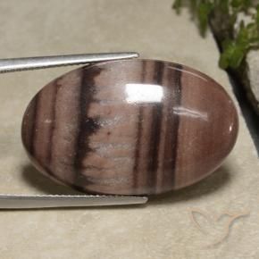 Jaspe Multicolore naturelle ovale, 24.78 ct, Opaque