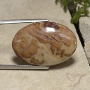 Jaspe Multicolore naturelle ovale, 15.35 ct, Opaque