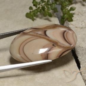 Jaspe Multicolore naturelle ovale, 26.81 ct, Opaque