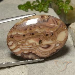 Jaspe Multicolore naturelle ovale, 18.62 ct, Opaque