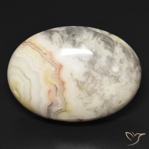 46.47ct Naturel Multicolore Jaspe, ovale, Opaque
