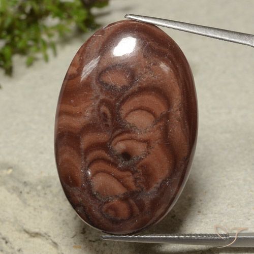 26.85ct Naturel Multicolore Jaspe, ovale, Opaque