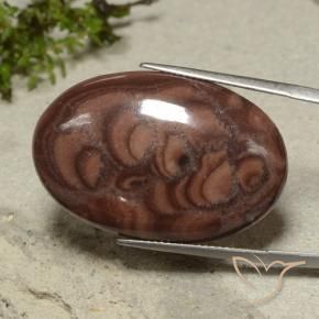 Jaspe Multicolore naturelle ovale, 26.85 ct, Opaque