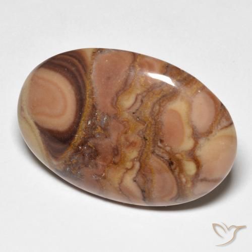 Jaspe Multicolore naturelle ovale, 23.08 ct, Opaque