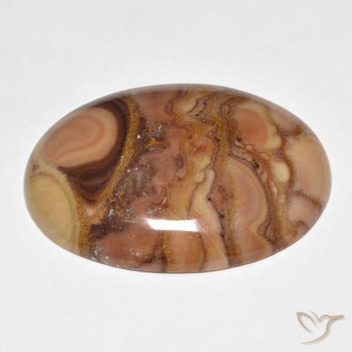 Jaspe Multicolore naturelle ovale, 23.08 ct, Opaque