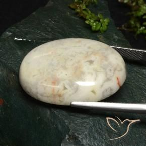 Jaspe Multicolore naturelle ovale, 41.06 ct, Opaque