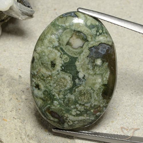 27.91ct Naturel Multicolore Jaspe, ovale, Opaque