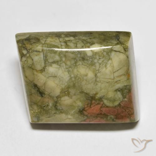 Jaspe Multicolore naturelle Fantaisie, 17.80 ct, Opaque