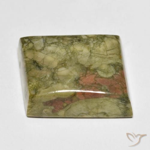Jaspe Multicolore naturelle Fantaisie, 17.80 ct, Opaque