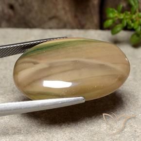 Jaspe Multicolore naturelle ovale, 25.96 ct, Opaque