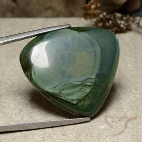 Jaspe Multicolore naturelle En forme de poire, 26.70 ct, Opaque