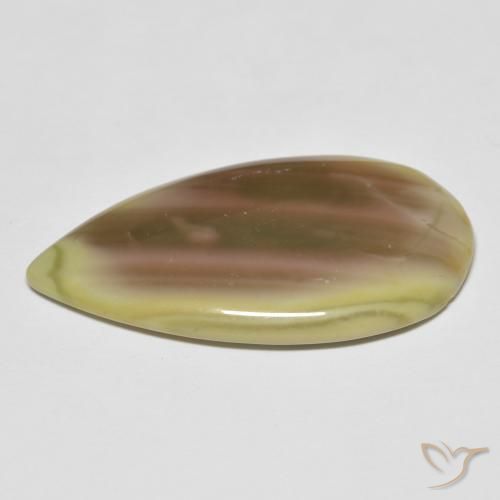 Jaspe Multicolore naturelle En forme de poire, 18.10 ct, Opaque