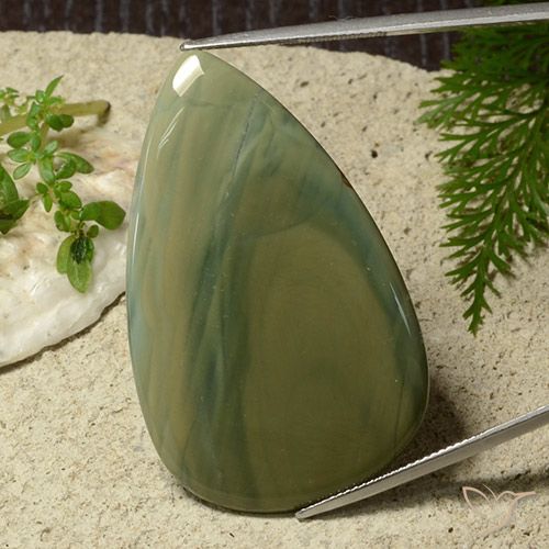 42.95ct Naturel Multicolore Jaspe, En forme de poire, Opaque