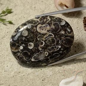 Jaspe Multicolore naturelle ovale, 51.44 ct, Opaque