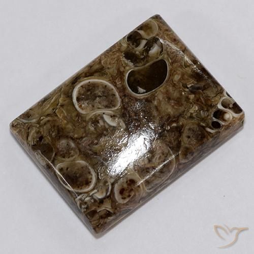 Jaspe Multicolore naturelle Baquette, 18.34 ct, Opaque