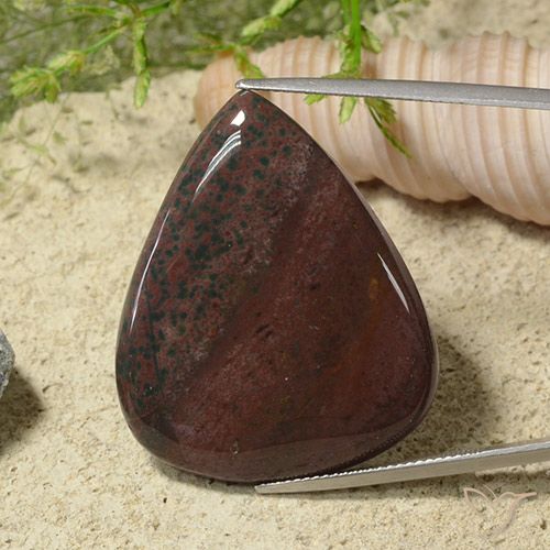 41.94ct Naturel Multicolore Jaspe, En forme de poire, Opaque