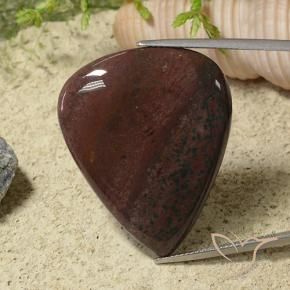 Jaspe Multicolore naturelle En forme de poire, 41.94 ct, Opaque