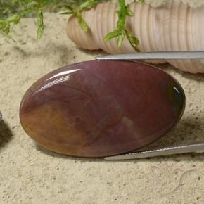 Jaspe Multicolore naturelle ovale, 39.44 ct, Opaque