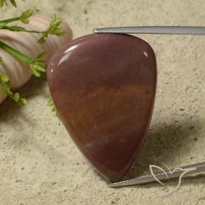 Jaspe Multicolore naturelle En forme de poire, 34.75 ct, Opaque