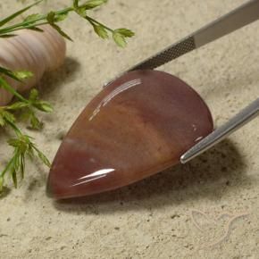 Jaspe Multicolore naturelle En forme de poire, 34.75 ct, Opaque