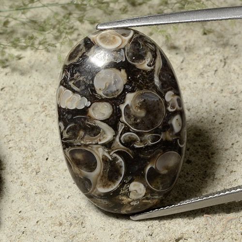29.80ct Naturel Multicolore Jaspe, ovale, Opaque