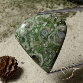 Jaspe Multicolore naturelle En forme de poire, 27.09 ct, Opaque