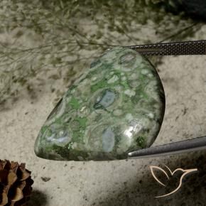 Jaspe Multicolore naturelle En forme de poire, 27.09 ct, Opaque