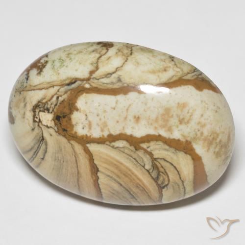 Jaspe Multicolore naturelle ovale, 51.06 ct, Opaque
