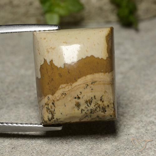 Jaspe Multicolore naturelle Baquette, 17.73 ct, Opaque