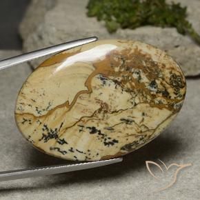 Jaspe Multicolore naturelle ovale, 39.17 ct, Opaque