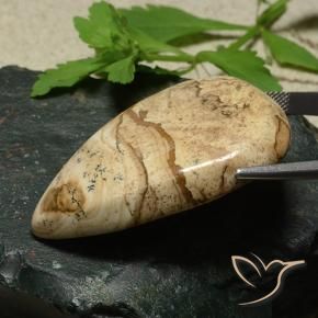 Jaspe Multicolore naturelle En forme de poire, 80.06 ct, Opaque