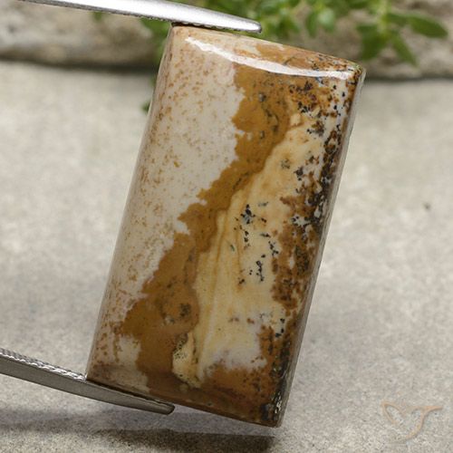 26.55ct Naturel Multicolore Jaspe, Baquette, Opaque