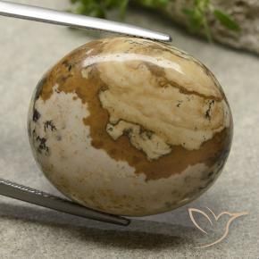Jaspe Multicolore naturelle ovale, 31.27 ct, Opaque