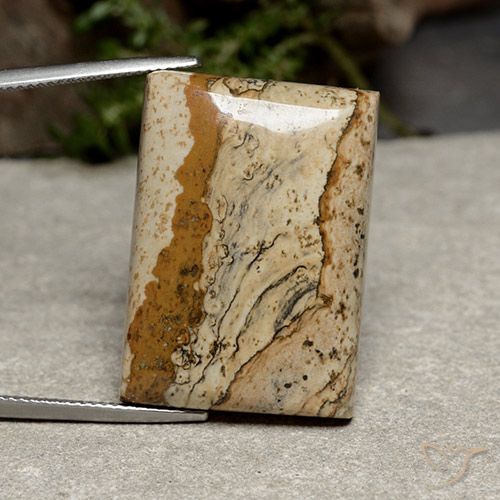 Jaspe Multicolore naturelle Baquette, 42.42 ct, Opaque