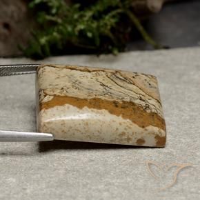 Jaspe Multicolore naturelle Baquette, 42.42 ct, Opaque
