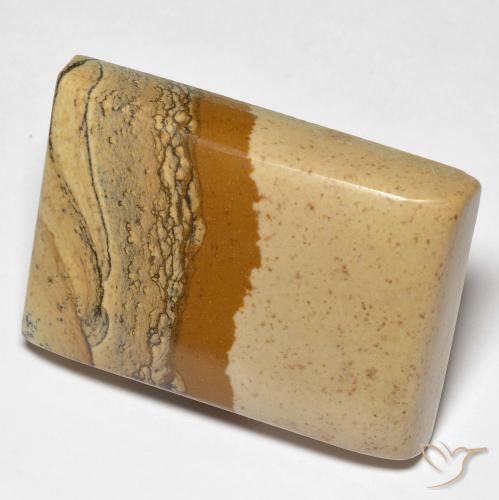 Jaspe Multicolore naturelle Baquette, 50.68 ct, Opaque