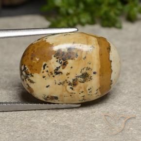 Jaspe Multicolore naturelle ovale, 14.50 ct, Opaque