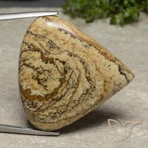 Jaspe Multicolore naturelle En forme de poire, 39.54 ct, Opaque