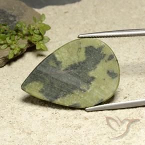 Jaspe Multicolore naturelle En forme de poire, 25.25 ct, Opaque