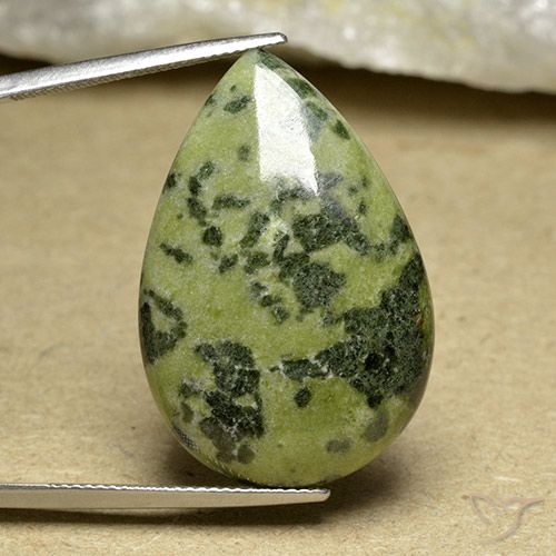 31.45ct Naturel Multicolore Jaspe, En forme de poire, Opaque