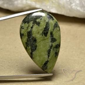 Jaspe Multicolore naturelle En forme de poire, 22.20 ct, Opaque
