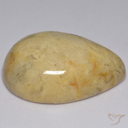 Jaspe Multicolore naturelle En forme de poire, 25.97 ct, Opaque