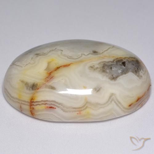 Jaspe Multicolore naturelle ovale, 42.94 ct, Opaque