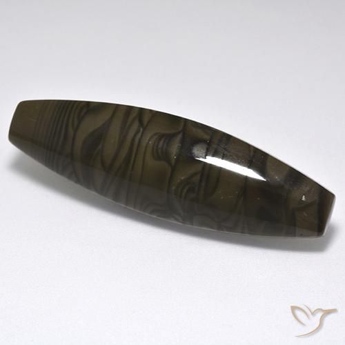 21.93ct Naturel Marron noirâtre Jaspe, Fantaisie, Opaque