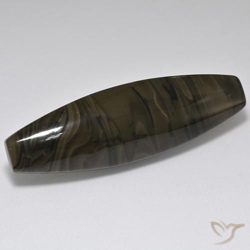 Jaspe Marron foncé naturelle Fantaisie, 22.30 ct, Opaque