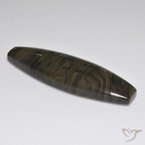 Jaspe Marron foncé naturelle Fantaisie, 22.30 ct, Opaque