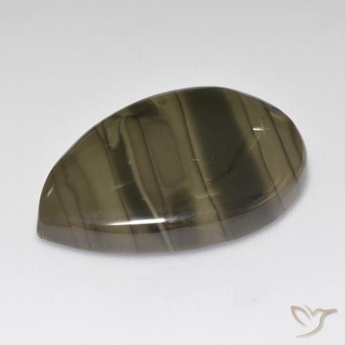 Jaspe Marron clair naturelle En forme de poire, 18.22 ct, Opaque