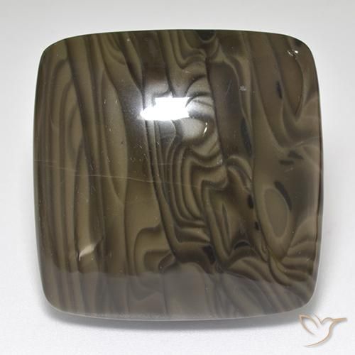 45.97ct Naturel Brun cèdre Jaspe, Coussin, Opaque