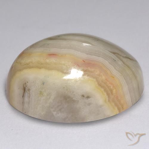 Jaspe Multicolore naturelle ovale, 18.05 ct, Translucide